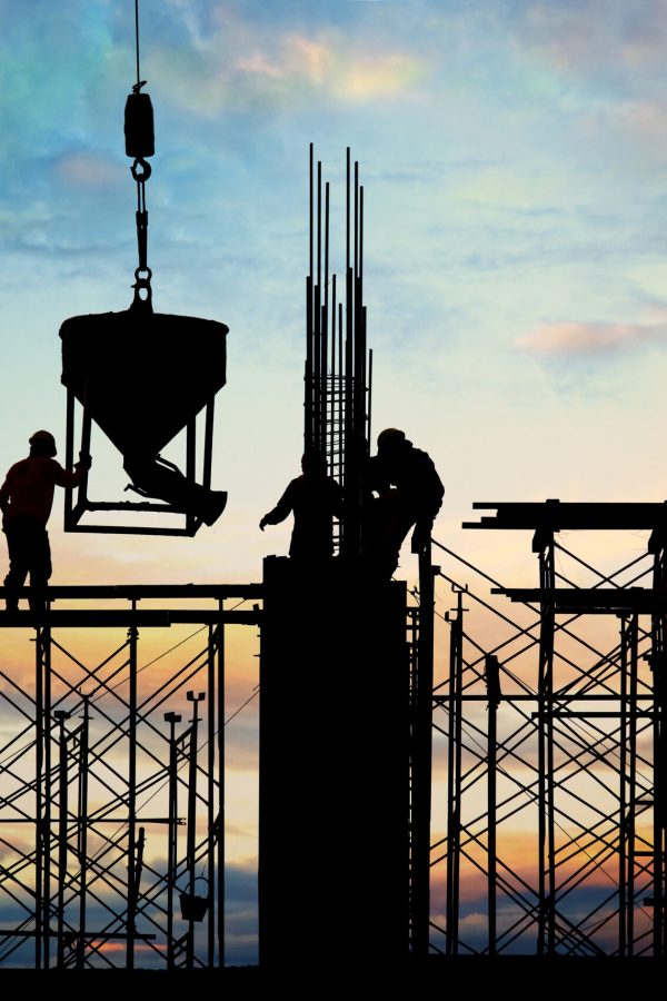 construction silhouette construction silhouette